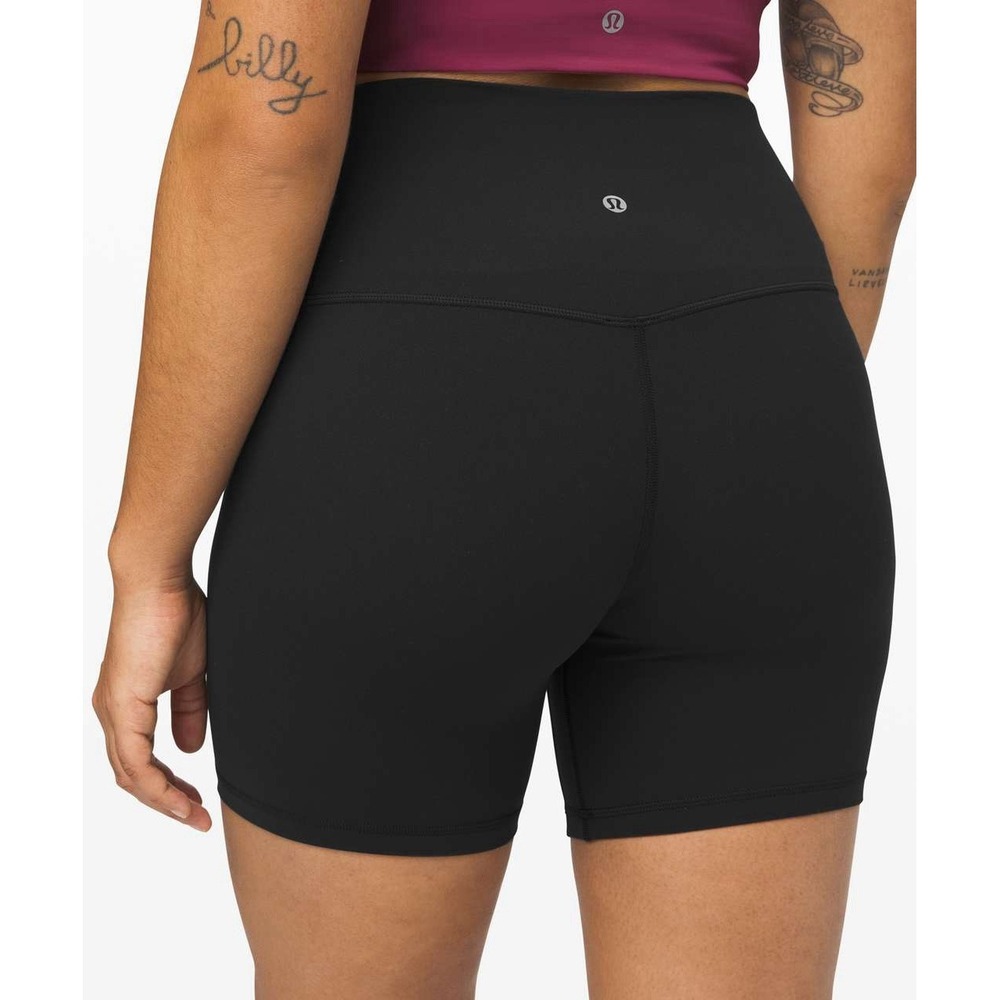Lululemon Women's Size 4 Navy Blue High Rise Athletic Running Workout Shorts